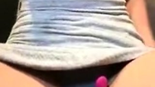 Cute blonde amateur webcam teen masturbating
