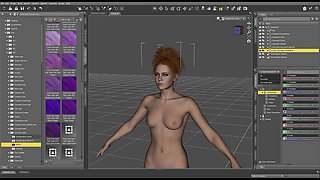 Creating Kandy Kisses a pregnant 3d character
