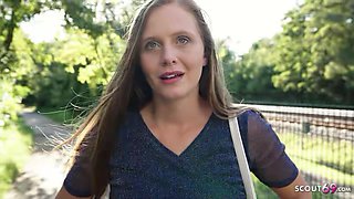 GERMAN SCOUT - Mature Riddy Casting Sex