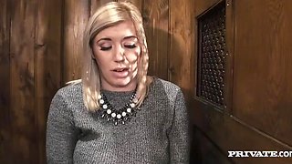 Masked Dude Replaced The Priest And Fucked Horny Slut In The Confession Booth