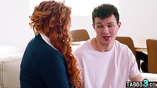 SUPERSIZED BIG BEAUTIFUL WOMAN mom stepmother serving her stepson