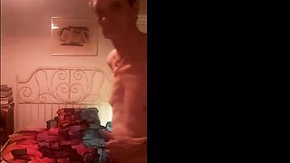 nude in the bedroom during the night