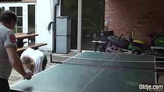 Blondie teenie gulping my jism