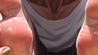 87 Year Old Granny Sensual Foot Oil Massage - Gorgeous Feet & Nails