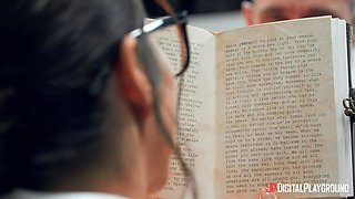 Alexis Fawx's Rough Office Domination in Pantyhose