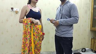 Indian Bhabhi Fucks Tailor Master Hardcore with Hindi Dirty Talk