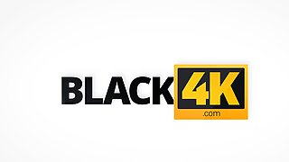 BLACK4K. Amazing beauty wants the thick black rod