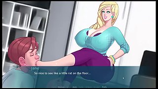Sexnote - All sex scenes, taboo, hentai, porn game, episode.7, fucking two stepmoms with strap-on
