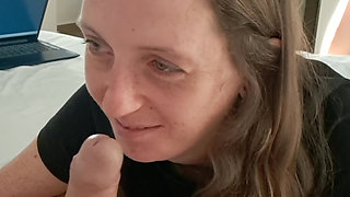 I Suck Him From Soft to 9 Inches, His Cock Is so Big!