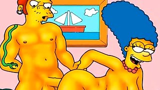 Marge Simpson cheating mom