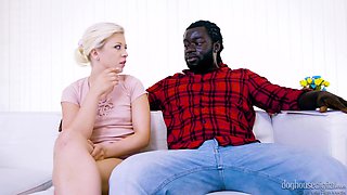 Petite Anna Ray vs BBC interracial porn