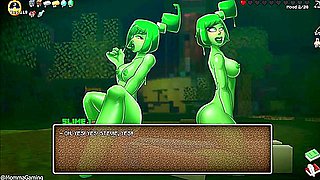 Car Toon - Hornycraft Updates - Monster Girls Threesome!! - Minecraft Parody Sex