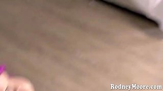 Surprised MILF Karen Fisher Gets Her Huge Tits Out and a Rim Job Before Cum Swap