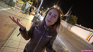 Attractive slut horny public nudity clip