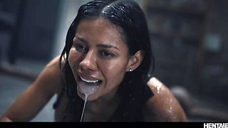 Canela Skins Latina Double Penetration Cumflation