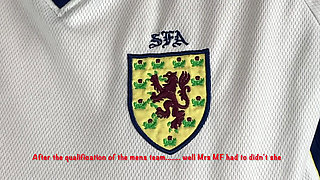 Mrs Mature Feet celebration the Scotland Mens Football Team