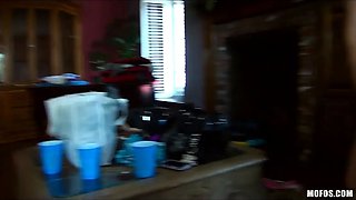 Three bored gfs commence an heavy orgy