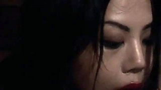 Akina - Imprisoned Asian Girl Has to Clean Her Cell with a Huge Hook in Her Ass