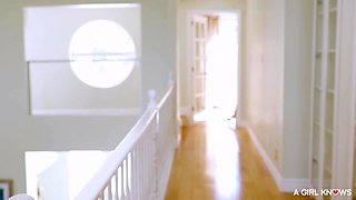 Alluring teen Theodora Day lesbian heart-stopping video