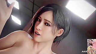 Ashlee Graham And Ada Wong In Ada Helps Hard Cock Futa Sheva To Try To Bust A Hard Nut, Futa Cock Ashley Lactates And Sprays Cum