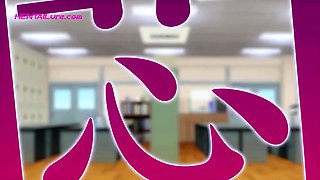 Hot Library Sex! Busty Teacher Between the Shelves