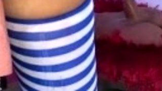 Jessy funny amateur teen brunette toying