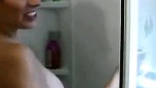 Big-Ass Brunette MILF Fucked in the Shower