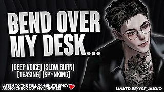 YSF Professor Spanks Your Ass Raw - Male Dom Moaning & Dirty Talk