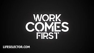 Office Takeover Anal Sex with Kate Quinn Angelica Heart Lia Lin POV Blowjob