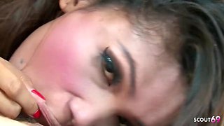 Small Tits Slim Thai Teen 18+ Pick Up For No Condom Creampie Fuck By Big White Dick Tourist At Holiday Trip