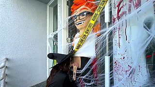 Witch Chloe gets hard cock