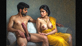 Indian wife gangbang with her office friends