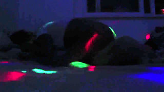 Romantic Couple Almost Break Bed and Camera in Sex Party