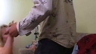 Amateur Blonde Blowjob CIM