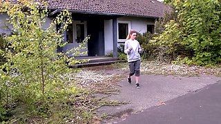 Sexy MILF Lullu Gun Outdoor Sex After Yoga & Jogging - Public Fetish Couple Casting