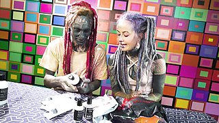 Indescribable Anuskatzz and Lily Lu - dreads action - Dirty Dreaz