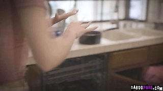 Maya is cornered by her voyeur neighbor Mr. Pete