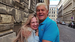 Irina Cage enjoys passionate sex with her handsome partner