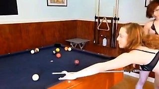 Lesbian Pool Masturbation