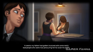 The Paradise Fucking - Kanna slides his cock into the pussy for the first time.