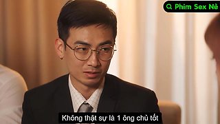 Stunning asian whores arousing sex orgy clip