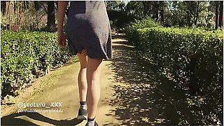 Leo Lulu - Flashing Sevilla! Public Masturbation And Blowjob - Amateur Couple