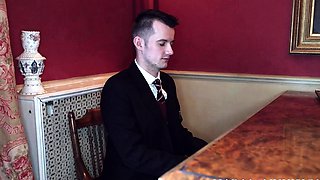 Naughty students fucking lucky teacher