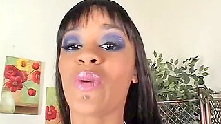 Big ass ebony slut creampied by big black cock