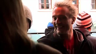 Blonde teen fucked doggystyle