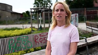 GERMAN SCOUT - Skinny Mature Melisa Rose Pick Up