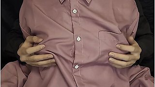 Oh, Are You Without A Bra Today? Then Can I Touch Your Tits? // Tits Massage