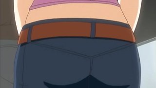 Anime porn – Fumble a Steaming Huge-boobed Ash-blonde COUGAR on a Public Teach [UNCENSORED]