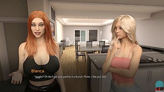 Let's dive into a porn game featuring big boobs and booty action