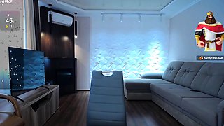 Sexy webcam brunette with big boobs